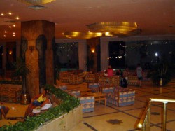 recepce hotelu Marlin Inn v Hurghadě